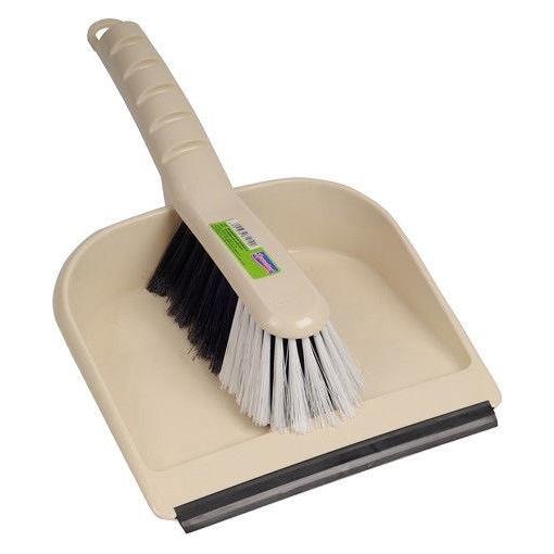 Spontex DUSTPAN WITH BRUSH, (1 PCS) (1 Stk.) (9001378610199)