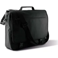 Kimood à rabat, Notebooktasche, Schwarz