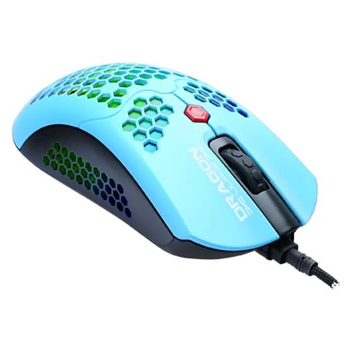 Dragon War Phoenix Honeycomb Gamer Mausblau (Kabelgebunden) (EGEDRAELEG25BL)