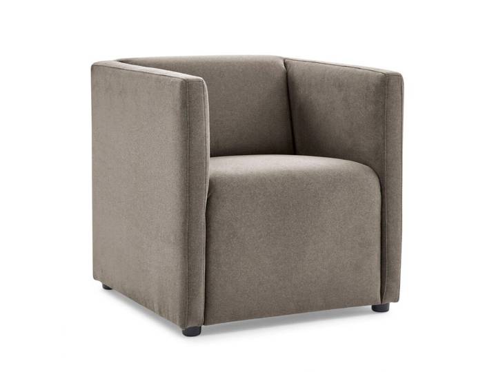 Calizza Interiors Grivola Sessel - Flachgewebe Eco-Soil 12 cappu