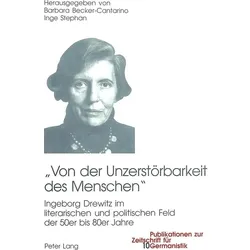 'Von der Unzerstörbarkeit des Menschen', Fachbücher