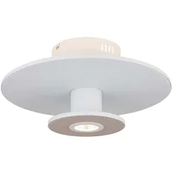 Deckenlampe Deckenleuchte Wohnzimmerlampe weiß 3 Stufenschalter LED D 38 cm