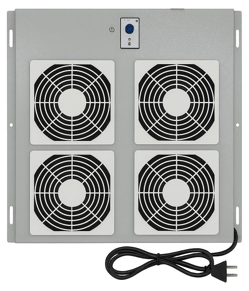 DSIT Ventilatie-unit met 4 ventilatoren en thermostaat voor buitennetwerkbehuizingen