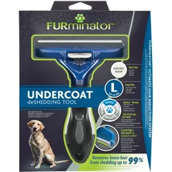 Furminator deShedding Tool Dog Kurzhaar Pflegewerkzeug für Hunde Größe L