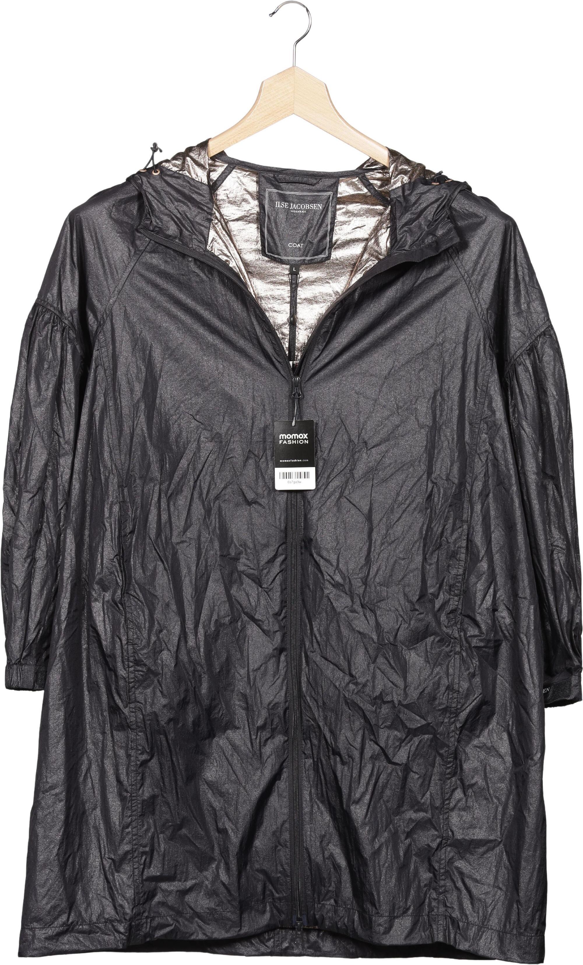 Ilse Jacobsen Damen Mantel, Grau, Gr. L, Synthetik - Second Hand