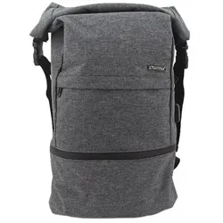Jüscha LIGHTPAK Rucksack BASE Polyester Boardgepäck, Bordgepäck, Businessbag, Businesstasche, Computerrucksack, Computer-Rucksack, Computertasche grau 4615