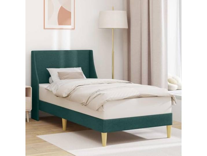 RJPLMFV Bettgestell, einfarbig, mit Kopfteil Robustes Sperrholz, flexible Latten, Wandbefestigung, modernes Design