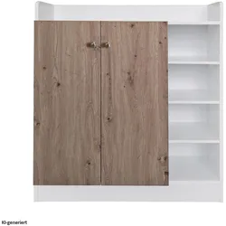 HTI-Line, Kommode + Sideboard, Kommode Nina mit 8 Regalfächern (83 x 30 x 90 cm)