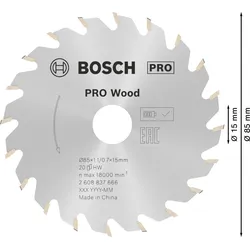 BOSCH Standard for Wood Kreissägeblatt 1 St.