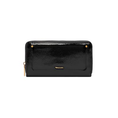 Geldbörse TAMARIS "Geldbörse TAS Marina", Damen, schwarz (schwarz 100), Kleinlederwaren