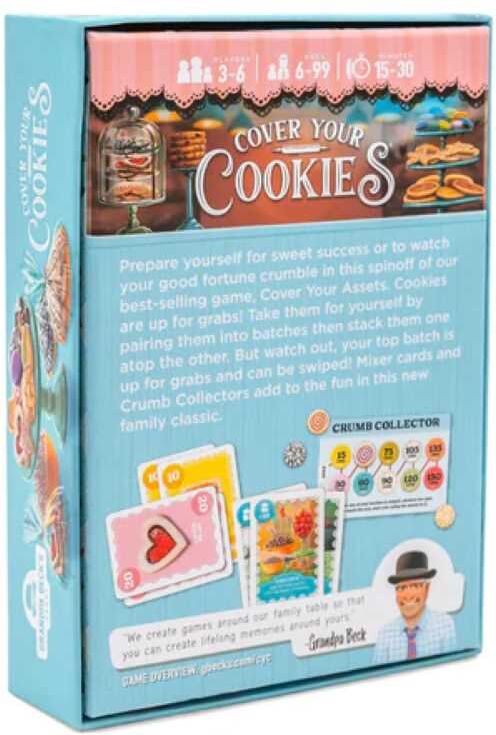 Cover Your Cookies, Family Card Game from Grandpa Beck’s Games, Cookie-Themed Cards and Mixer Cards Included