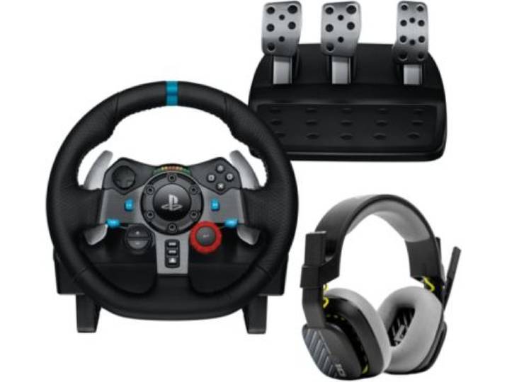 Logitech - Volant + Pédalier Volant G29 + Casque Astro A10