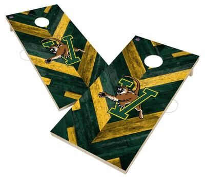 Skip's Garage Vermont Catamounts Cornhole Board Set