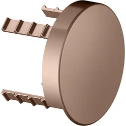 KEUCO Universal Abdeckblende 59949290001 rund, für Rohrunterbrecher, rotgold gebürstet