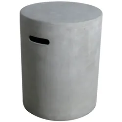 Gardenforma Abdeckung für Gasflaschen, Beton-Optik grau Faser-Beton,für 5kg Gasbehälter