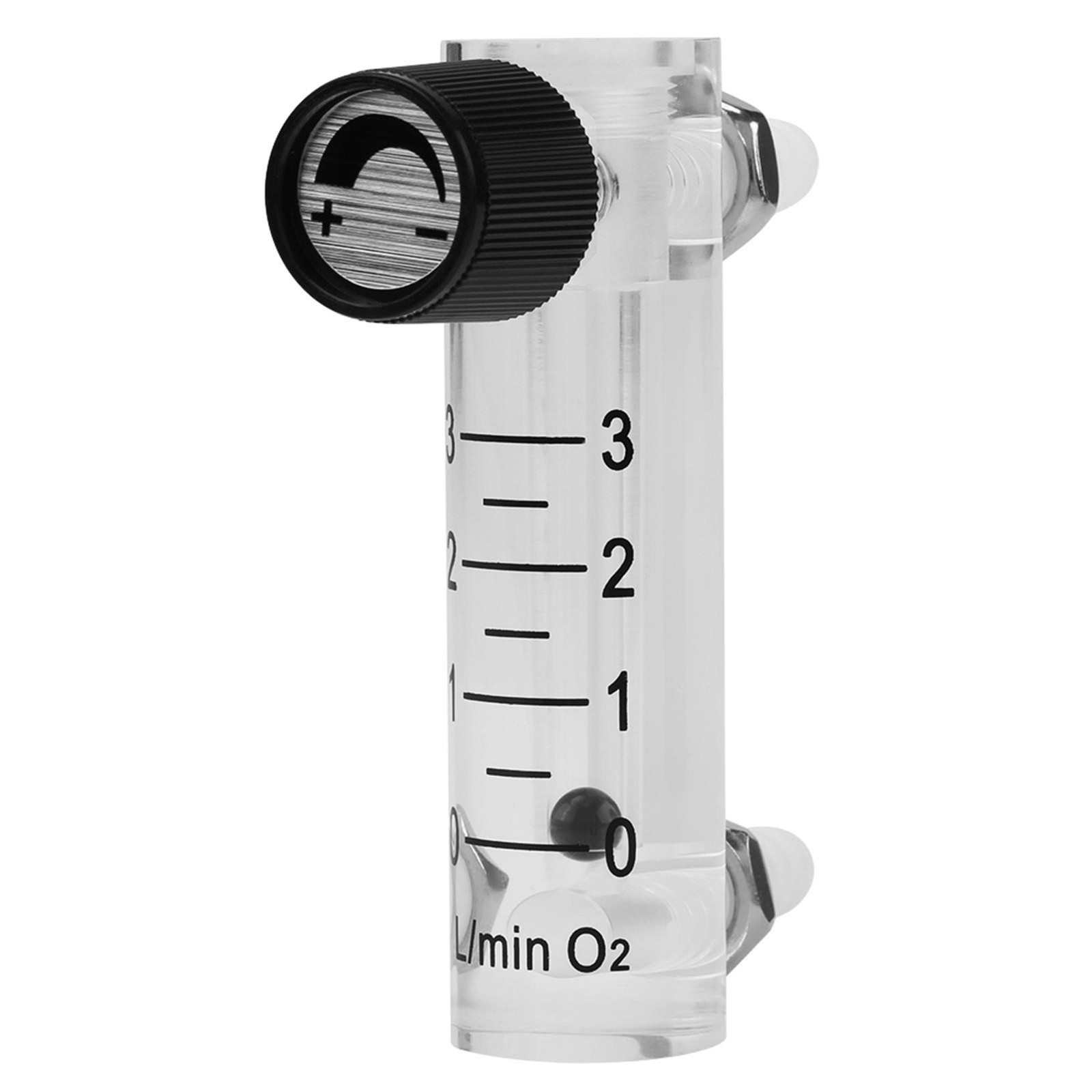 Cocosity LZQ-2 Debietmeter met regelklep, 0-3 liter per minuut, geschikt voor zuurstof, lucht en gas