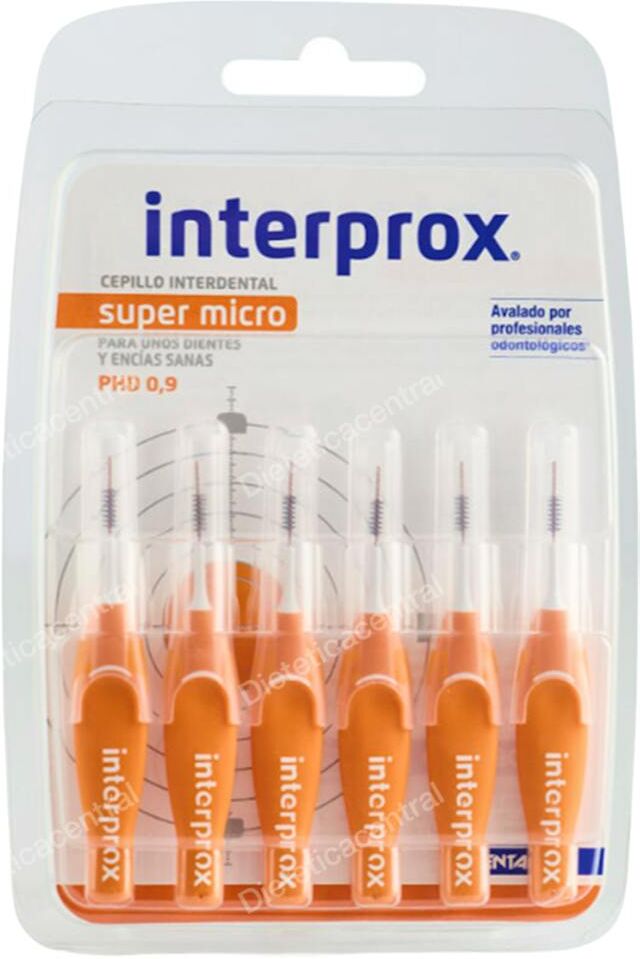 Dentaid cepillo interdental interprox 4g super micro 6ud.