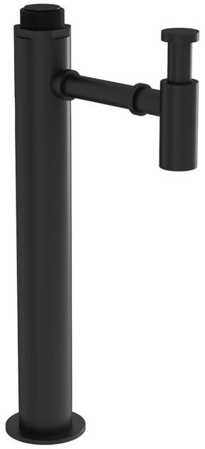 Vitra Plural Stand-Zu-/Ablaufsystem A4516136 schwarz matt, lackiert, hoch, für Waschtisch-Unterbau