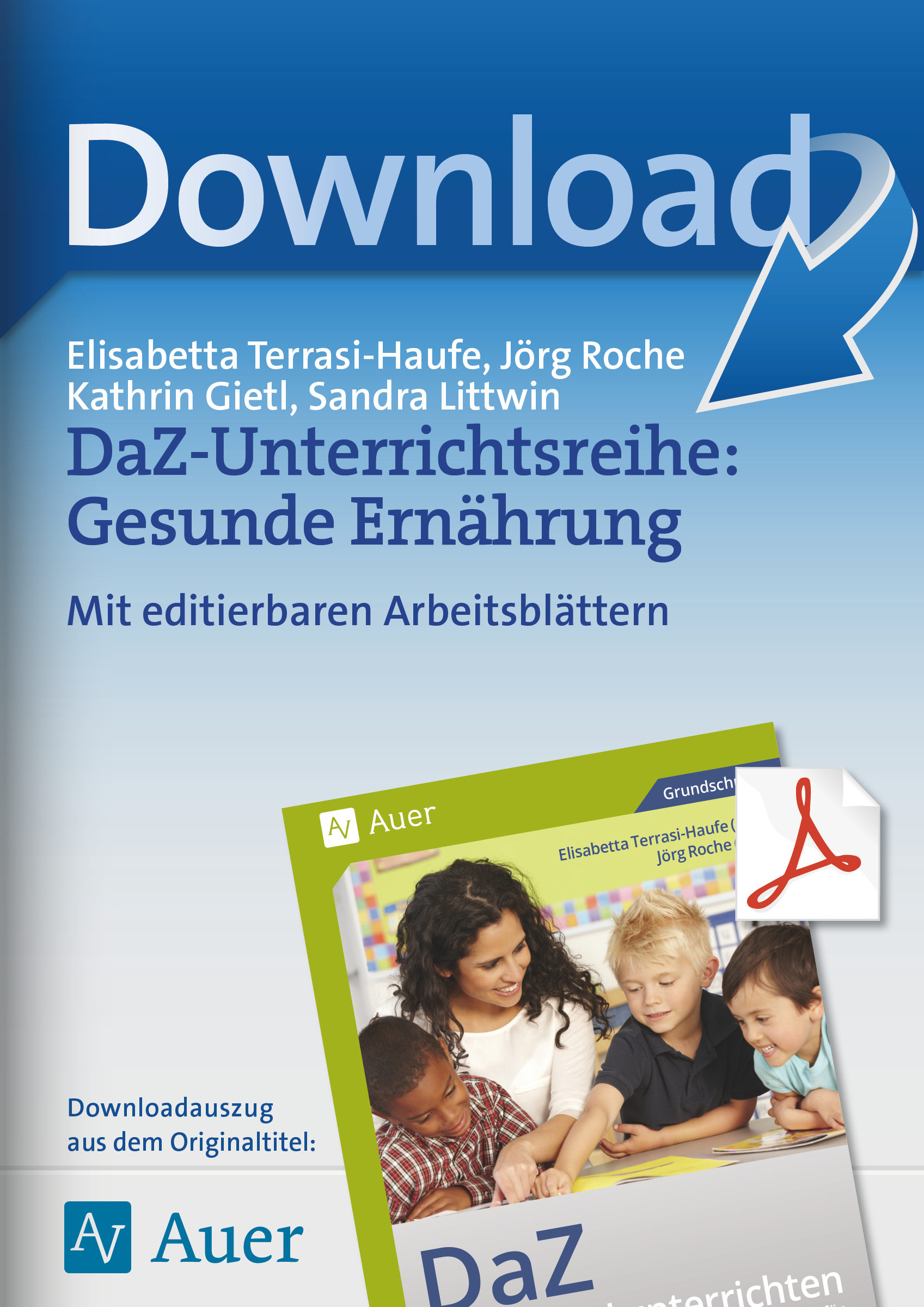 Auer Verlag DaZ-Unterrichtsreihe: Gesunde Ernährung