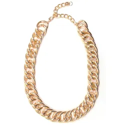 Collier FIRETTI "zeitlos, klassisch, schlicht, auffallend", rosa (roségoldfarben), Halsketten, Damen, Metall, L: 50, Collier