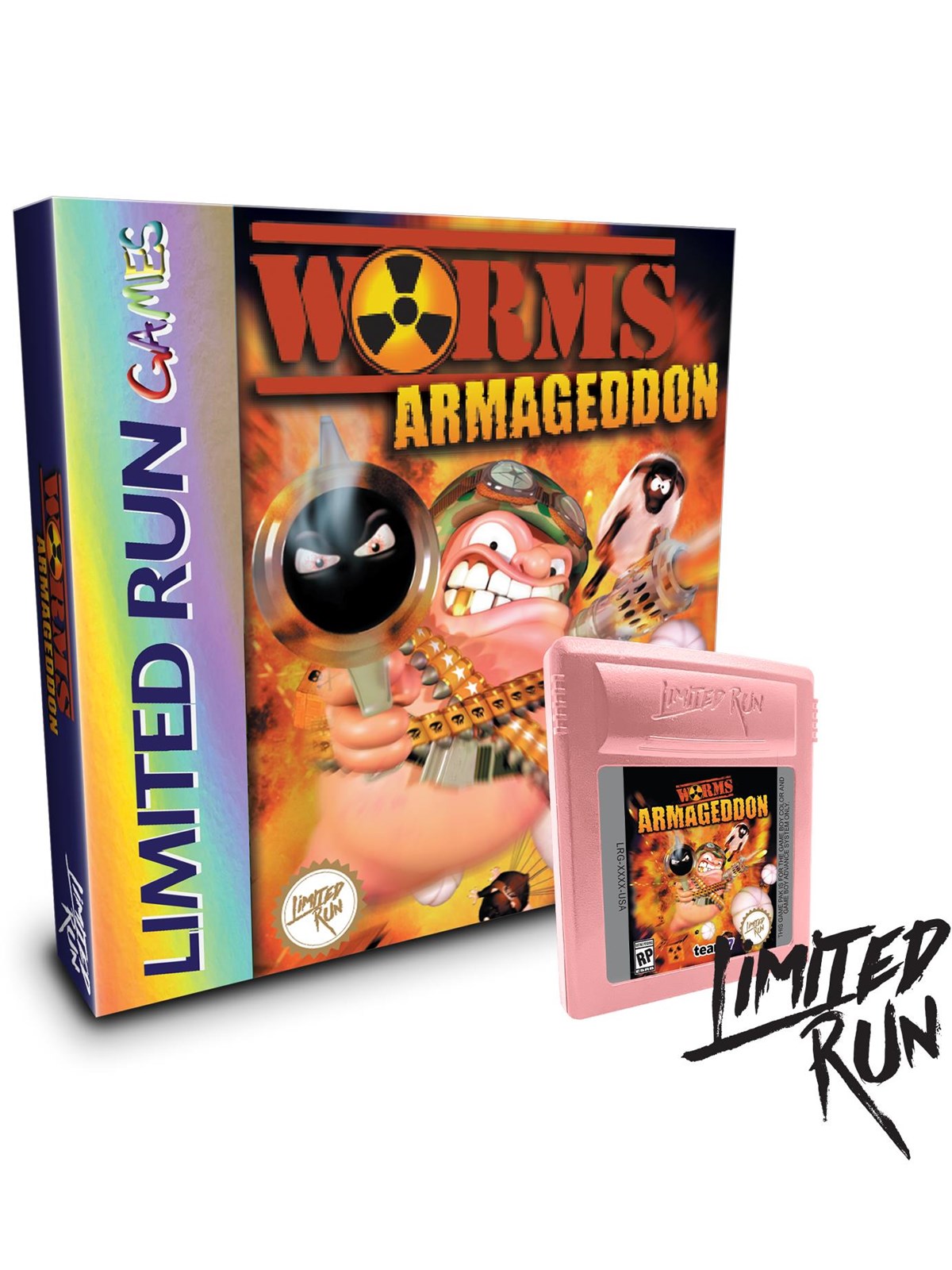 Worms Armageddon - Nintendo Game Boy Color - Action - PEGI Unknown