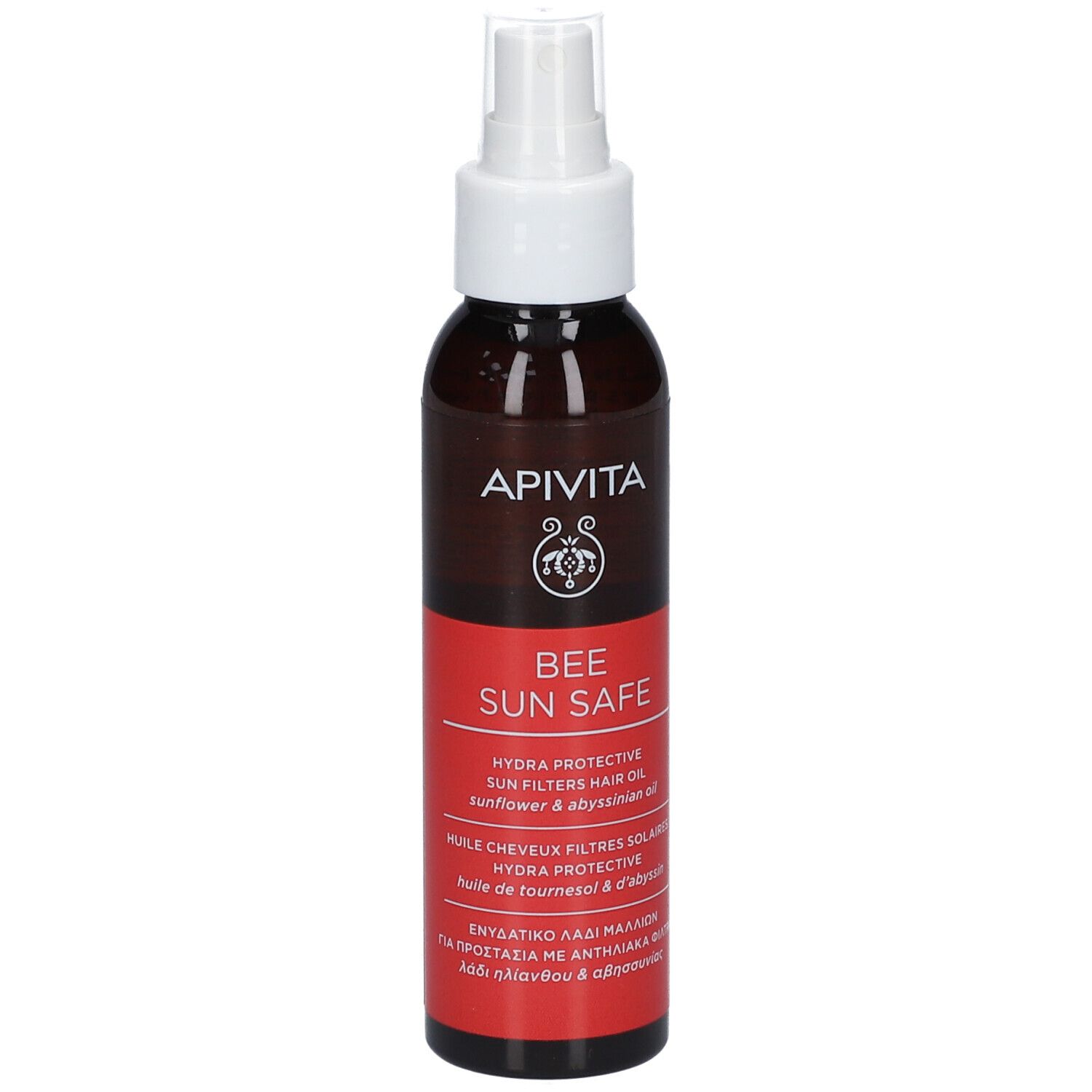 Apivita Bee Sun Safe Hydra Protective Filters Hair Oil Sunflower & Abyssinian 100 ml Öl