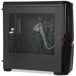 iBox ORCUS X14 Midi Tower (ATX, ITX), PC Gehäuse, Schwarz