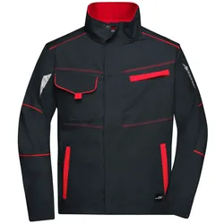 Funktionsjacke "JN849" - 6XL - carbon/red
