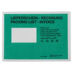 WIHEDÜ Lieferscheintaschen Pergamin DIN C5