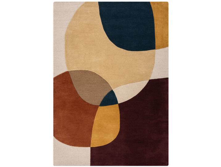 Teppich Hakari mehrfarbig Anderes Muster Wolle 160 x 230 cm