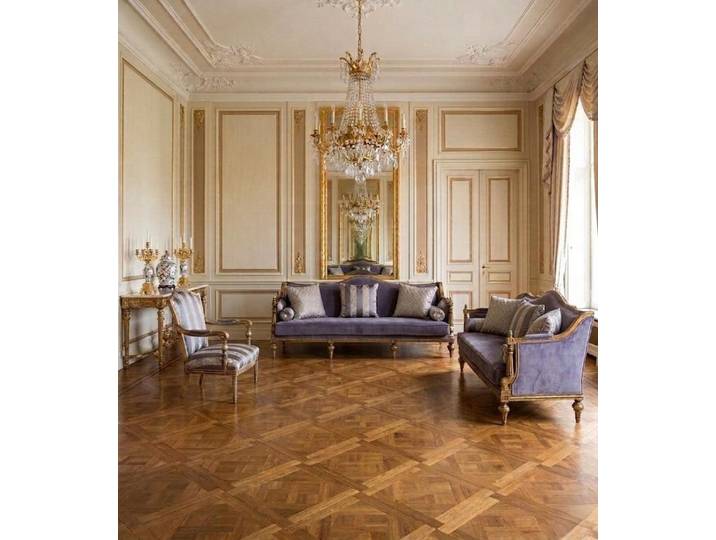 JVmoebel Polstergarnitur Elegantes Sofa Goldakzente Klassisch Luxuriös Stilvoll Modern Edel, (3-tlg), Made in Europa