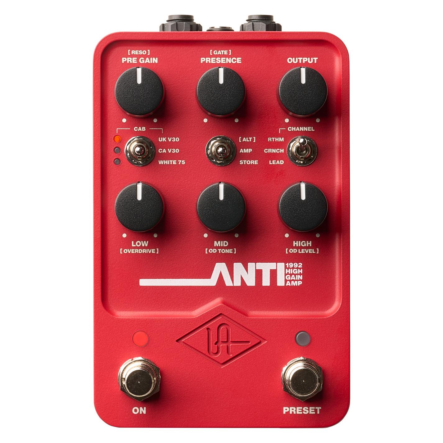 Universal Audio UA UAFX ANTI 1992 High Gain Amplifier - Efekt Gitarowy (Gitarre) (UA GPM-ANTI)