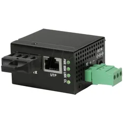 Roline Industrie Mini Konverter,10/100T-100SC, Data Converter