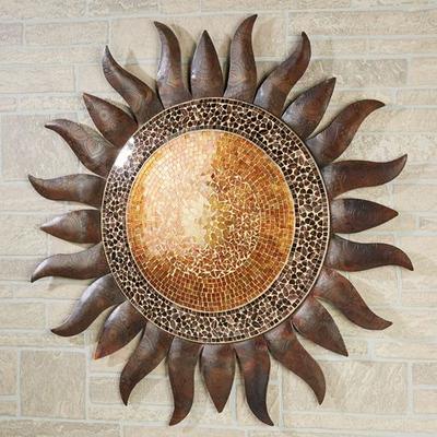 Regal Art & Gift - Drop Ship Mystic Sun Wall Sculpture Multi Earth , Multi Earth