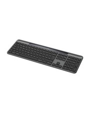 Logitech Signature Slim Solar+ K980 Tastatur full size kabellos Bluetooth LE QWERTZ Schweizerisch Tastenschalter: Scheren-Schalter Graphite (920-013756)