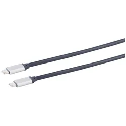 Shiverpeaks USB C – USB C (2 m, USB 3.2 Gen 2, 100 W), USB Kabel