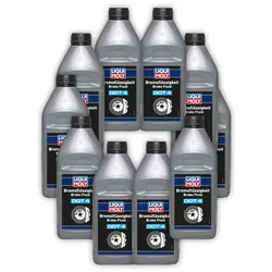 10x Bremsflüssigkeit DOT 4 LIQUI MOLY 21157 Bremse Flüssigkeit Brake Fluid 1 Liter