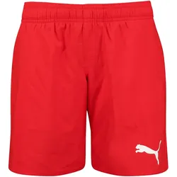 PUMA Swim Medium Length Badeshorts Jungen 03 - red 116