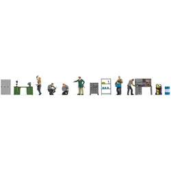 Noch H0 Figuren-Themenwelt "Werkstatt" 16250 Bemalt
