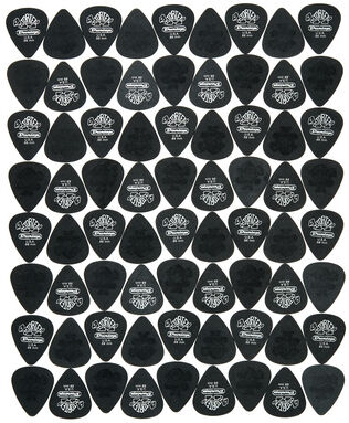 Dunlop Tortex Black Silver .88 72pack
