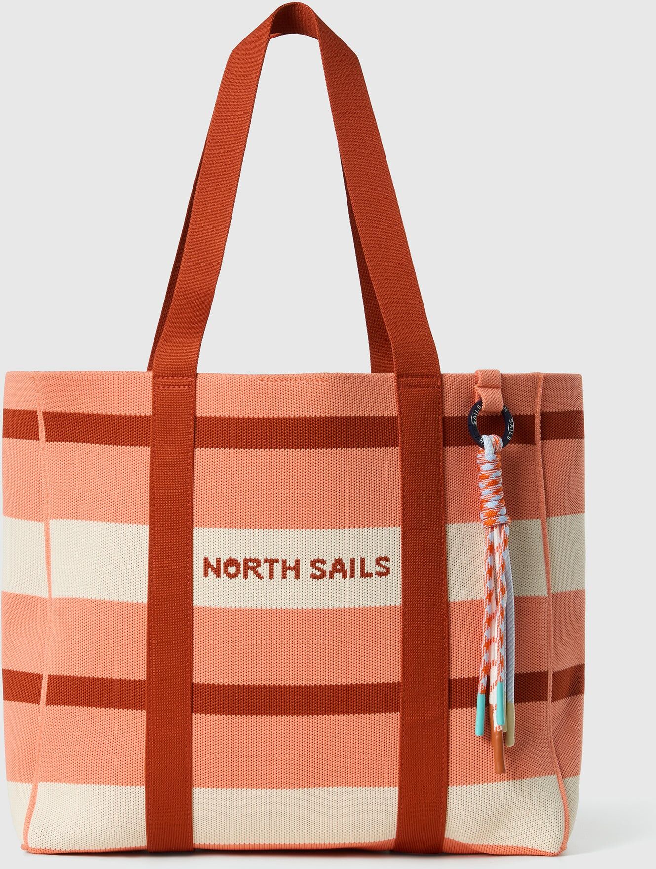 North Sails Gestreifte Tote Bag aus Strick Combo 1 031199 OS
