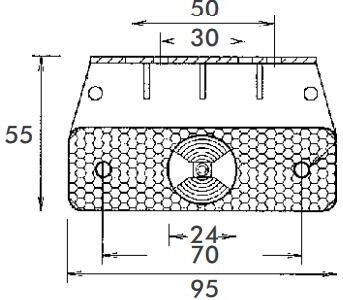 PROPLAST 21220001 Side marker light