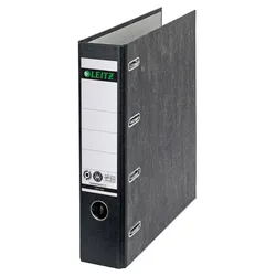 LEITZ Doppelordner 2x A5 quer Karton schwarz