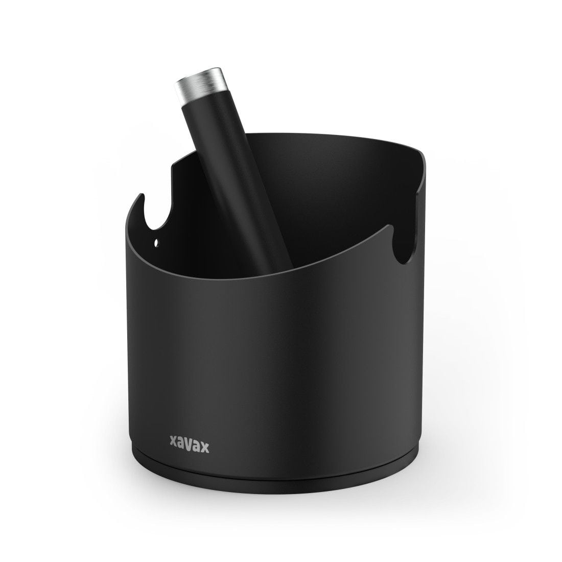 Xavax 111277 Abklopfbehälter für Kaffeesatz (Schwarz) 00111277