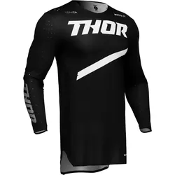 Thor Sportmode Brave, Trikot - Schwarz/Weiß - XXL