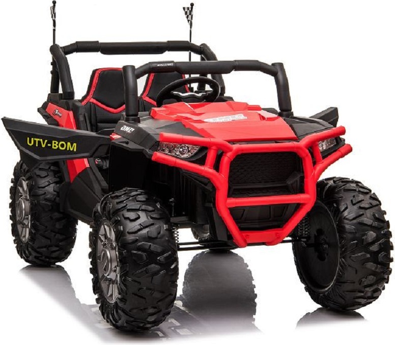 Kinderfahrzeug - Elektro Auto "Buggy 999" - 12V10AH Akku,4 Motoren- 2,4Ghz, Allrad+2 Sitzer+Ledersitz+EVA