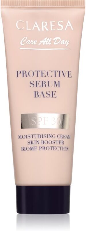 Claresa Care All Day Protective Serum Base moisturising face serum for skin protection SPF 30 Universal 30 ml