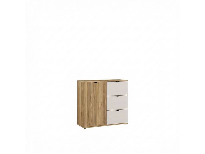 Kommode SUMICA 1 Tür 3 Schubladen 34.8x89.9x84.9cm holz dekor
