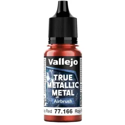 Vallejo True Metallix Metal AIRBRUSH Ruby Red 18ml (166)