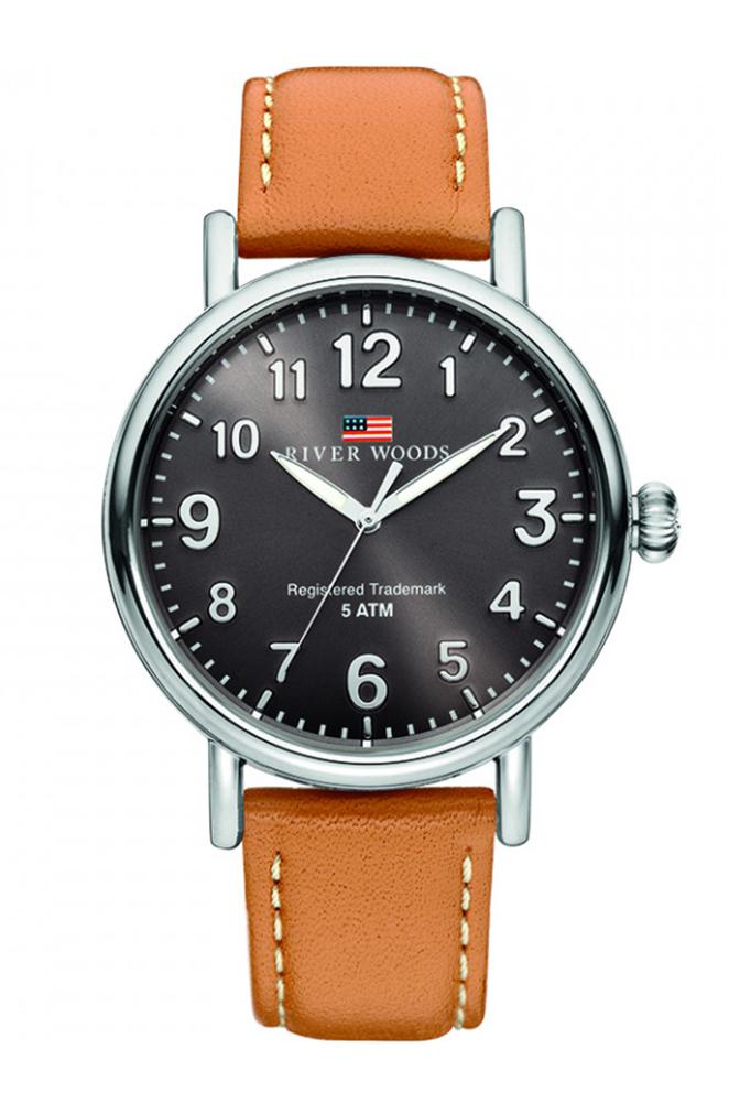 River Woods Sacramento herenhorloge Bruin RW420006
